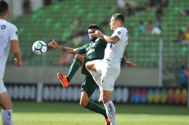 Veja fotos do jogo entre Amrica e Santos