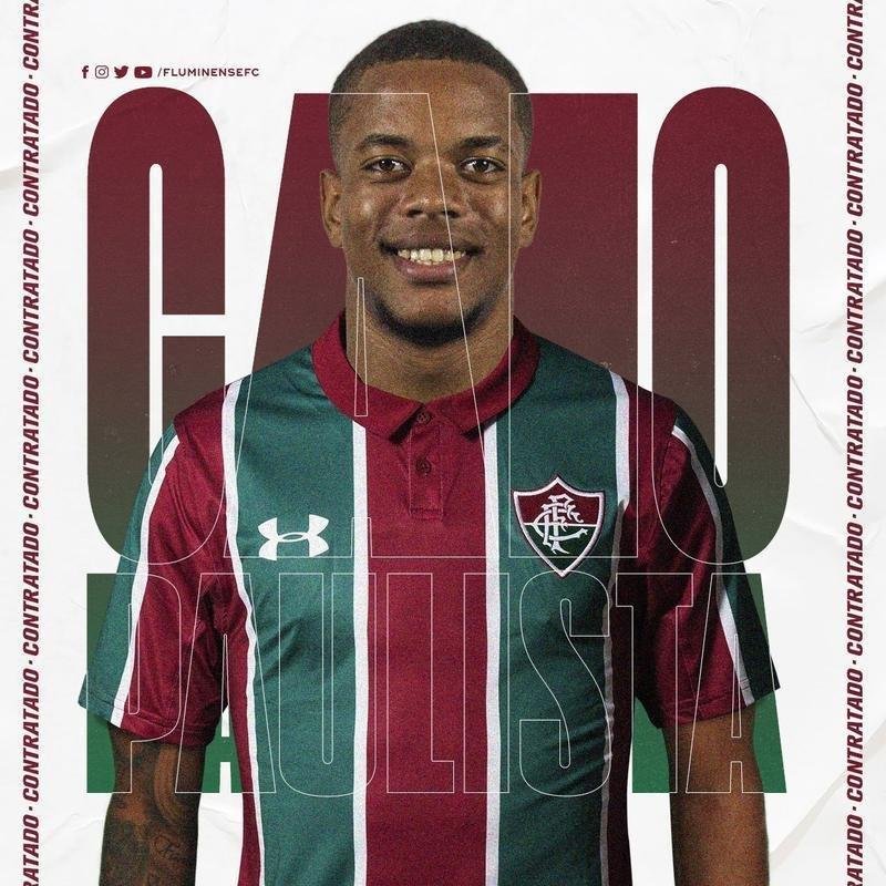 O Fluminense anunciou a contratao do atacante Caio Paulista, que estava no Ava