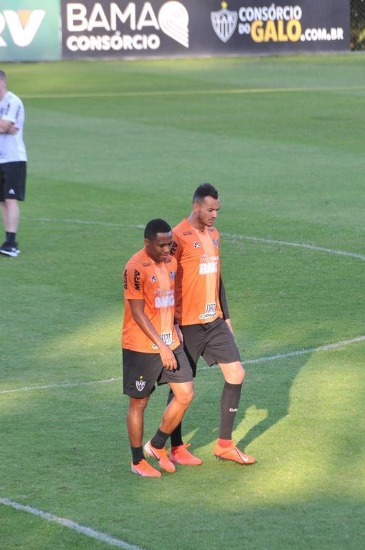 Atltico treinou nesta segunda-feira de olho no jogo contra o Cruzeiro