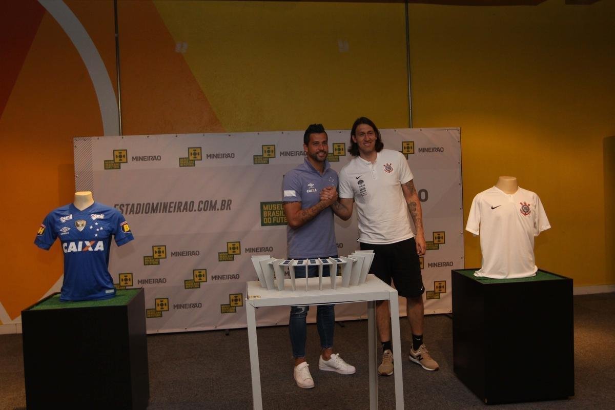 Fbio e Cssio concederam entrevista coletiva no Mineiro 