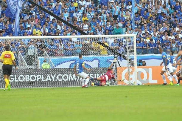 Fotos do jogo entre Cruzeiro e So Paulo
