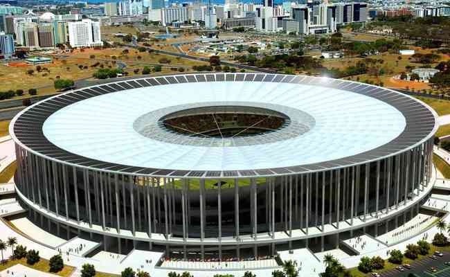 Estádio Mané Garrincha, em Brasília, não deve ser palco de Atlético x Flamengo pela Supercopa do Brasil