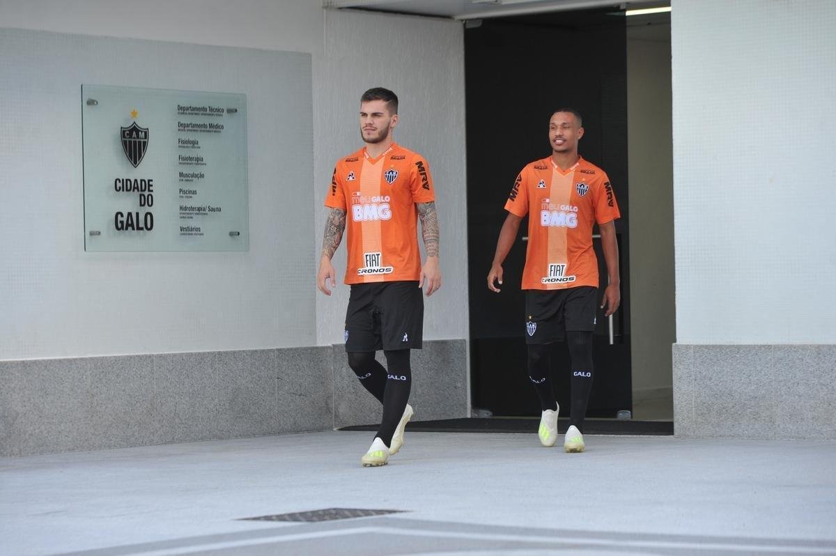 Fotos do ltimo treino do Atltico antes do jogo contra o Unin La Calera