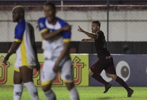 Com gols de Fernando Lombardi e Guillermo Paiva, Náutico bateu o Frei Paulistano e conquistou seu primeiro triunfo na Copa do Nordeste 2020