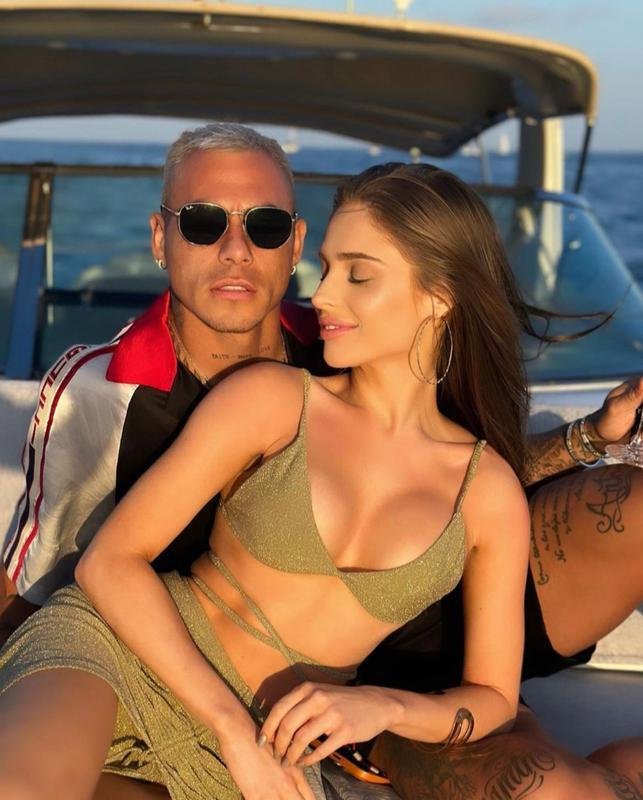 Eduardo Vargas com a namorada em Cabo San Lucas