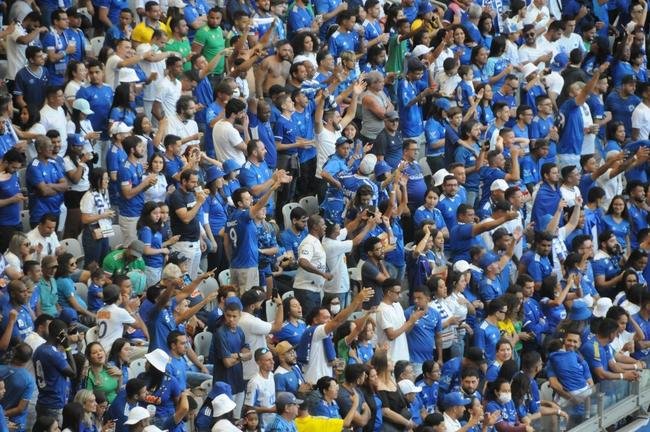 Fotos da torcida do Cruzeiro, no Mineiro, na partida contra a Ponte Preta pela 13 rodada da Srie B do Campeonato Brasileiro. Mineiro recebeu grande pblico mais uma vez