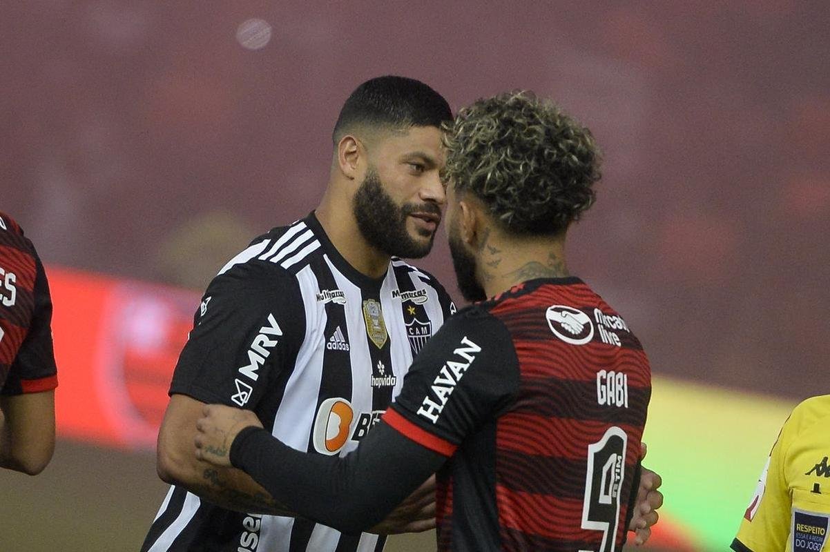 Fotos do jogo de volta das oitavas de final da Copa do Brasil, entre Flamengo e Atltico, no Maracan, no Rio de Janeiro