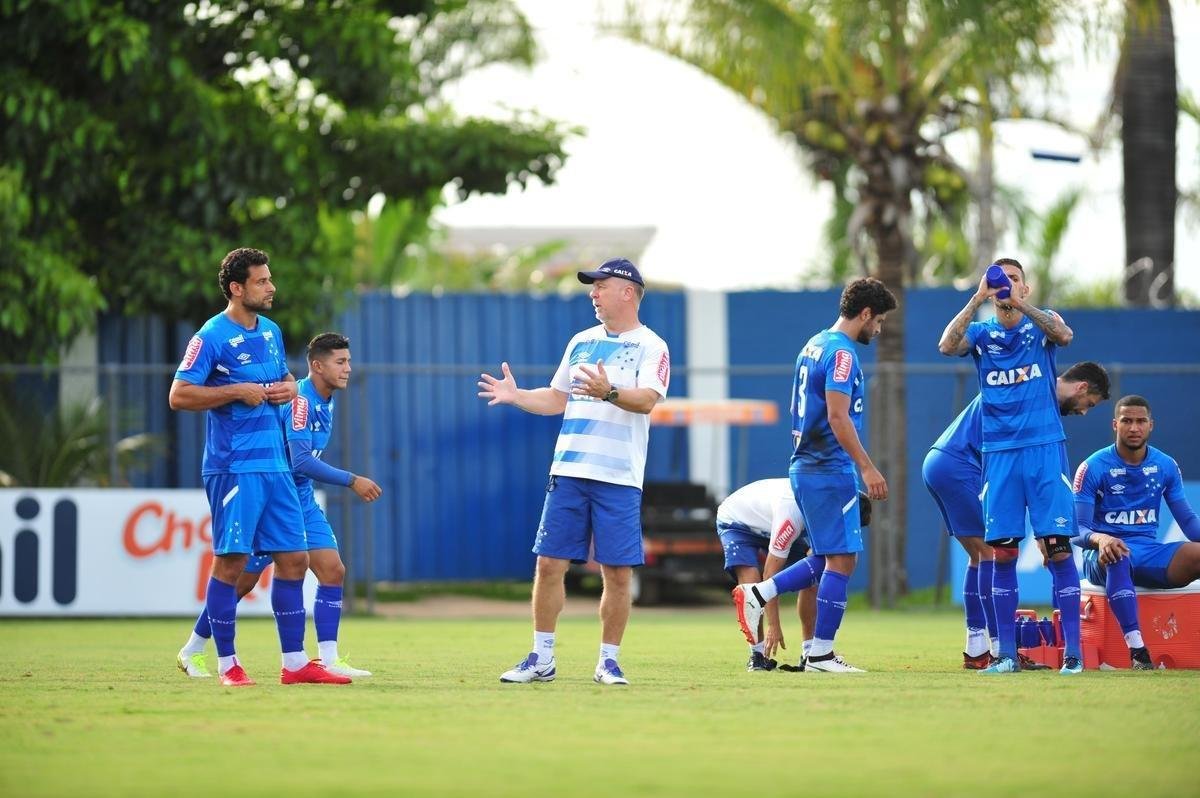 Cruzeiro encerrou nesta tera-feira (16/1) sua preparao para o jogo contra o Tupi