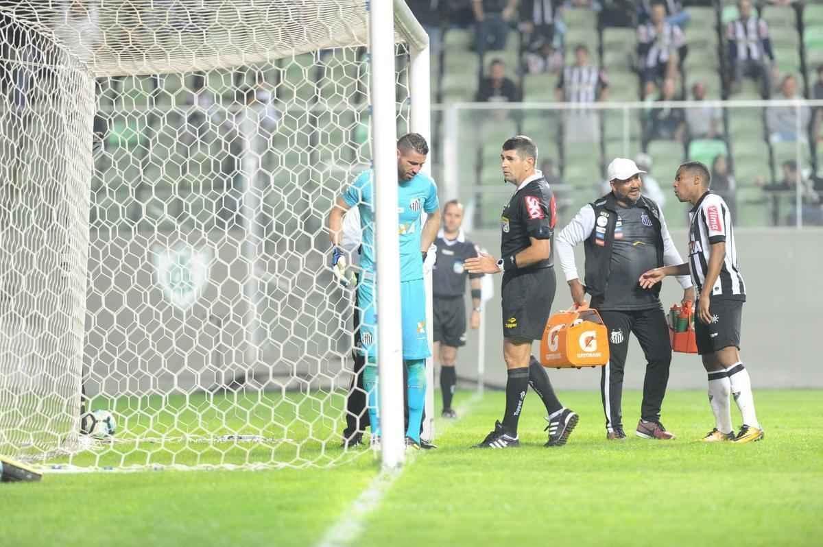 Atltico e Santos se enfrentaram, no Independncia, pela 13 rodada do Campeonato Brasileiro