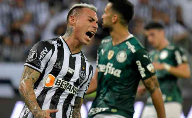 Empate por 1 a 1 com o Palmeiras, no jogo de volta da semifinal da Libertadores, foi o nico momento de frustrao do torcedor atleticano em 2021