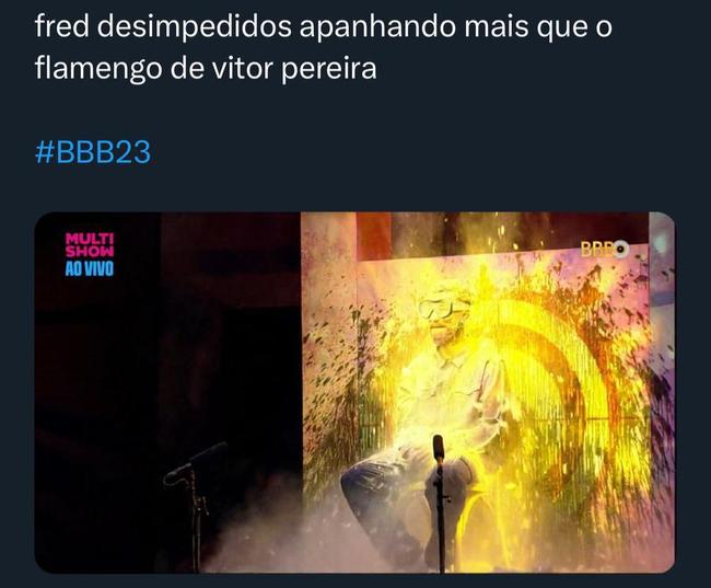 Fred Desimpedidos acabou virando meme nas redes sociais após jogo da discórdia