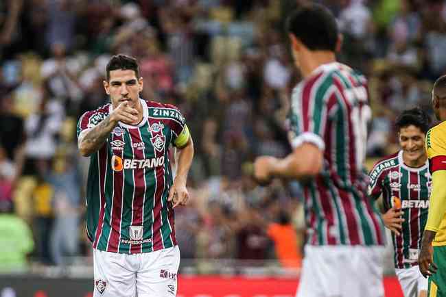 Nino e Ganso marcaram os gols do Fluminense contra o Cuiab