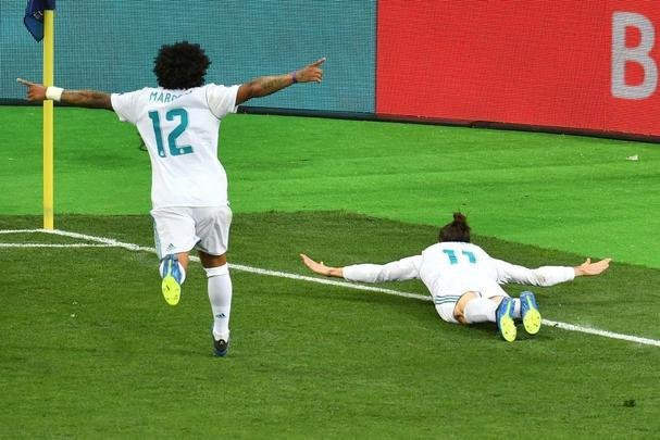 Com uma puxeta, parecida a uma bicicleta, Bale recolocou Real em vantagem: 2 a 1