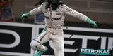 Festa de Nico Rosberg com o ttulo indito na Frmula 1; feito veio com segundo lugar em Abu Dhabi
