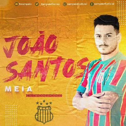 O Sampaio Corra anunciou a contratao do meia Joozinho, que estava no So Bento