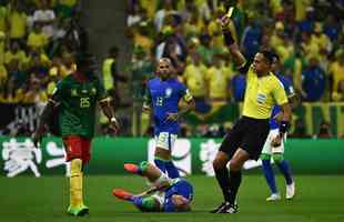 Fotos do jogo entre Brasil e Camares, pelo Grupo G da Copa do Mundo do Catar, no estdio Lusail