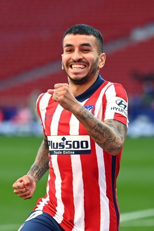 Atacante argentino ngel Correa, do Atltico de Madrid, superou a COVID-19