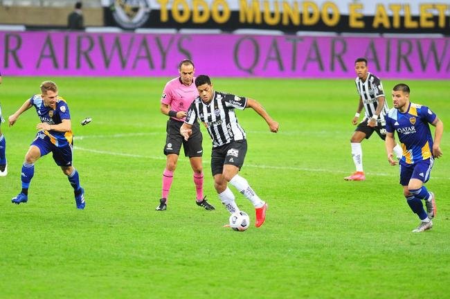 Fotos do jogo entre Atltico e Boca Juniors, no Mineiro, em Belo Horizonte, pela volta das oitavas de final da Copa Libertadores 2021