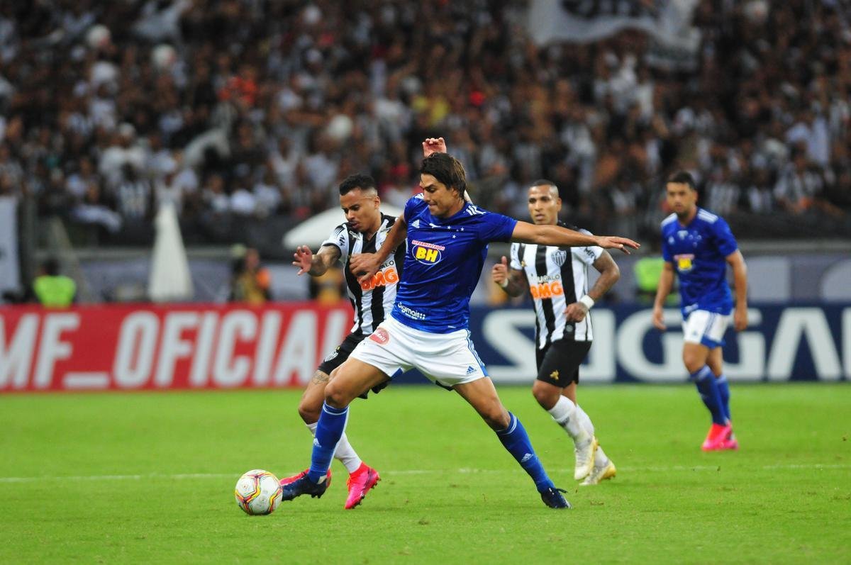 Imagens do clssico mineiro entre Atltico e Cruzeiro 
