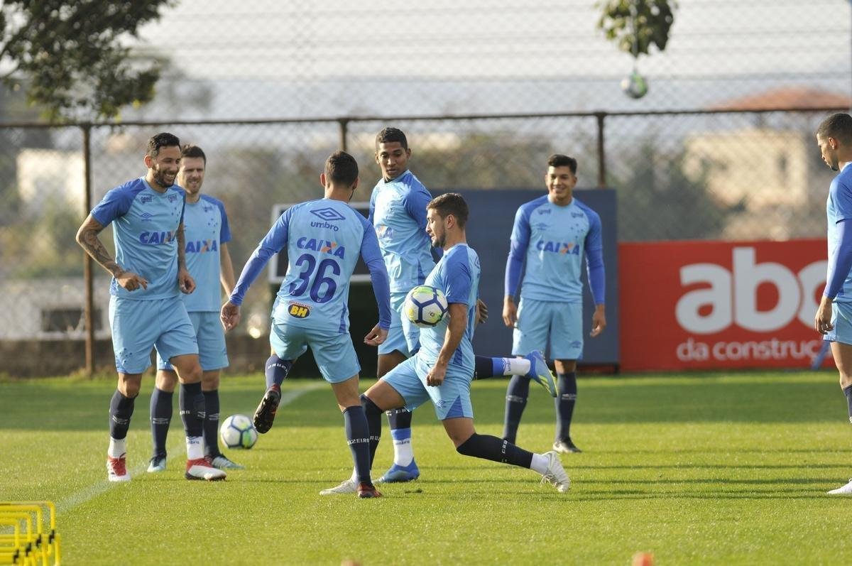 Imagens do treino do Cruzeiro desta quinta-feira, 12 de julho, na Toca da Raposa II