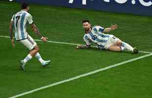 As melhores imagens da final da Copa do Mundo entre Argentina e Frana, no Estdio Icnico de Lusail, no Catar