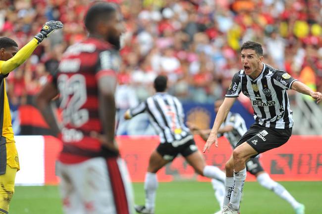 Fotos do empate por 2 a 2 entre Atltico e Flamengo na final da Supercopa do Brasil, na Arena Pantanal, em Cuiab