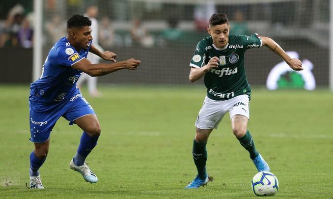 Gol de Bruno Henrique, no fim do primeiro tempo, definiu vitória do Palmeiras por 1 a 0 sobre o Cruzeiro