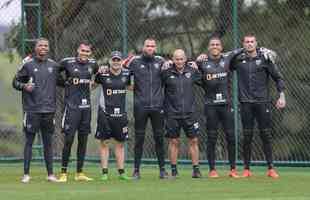 Treino do Atltico na Cidade do Galo, na manh desta tera-feira (24/1).