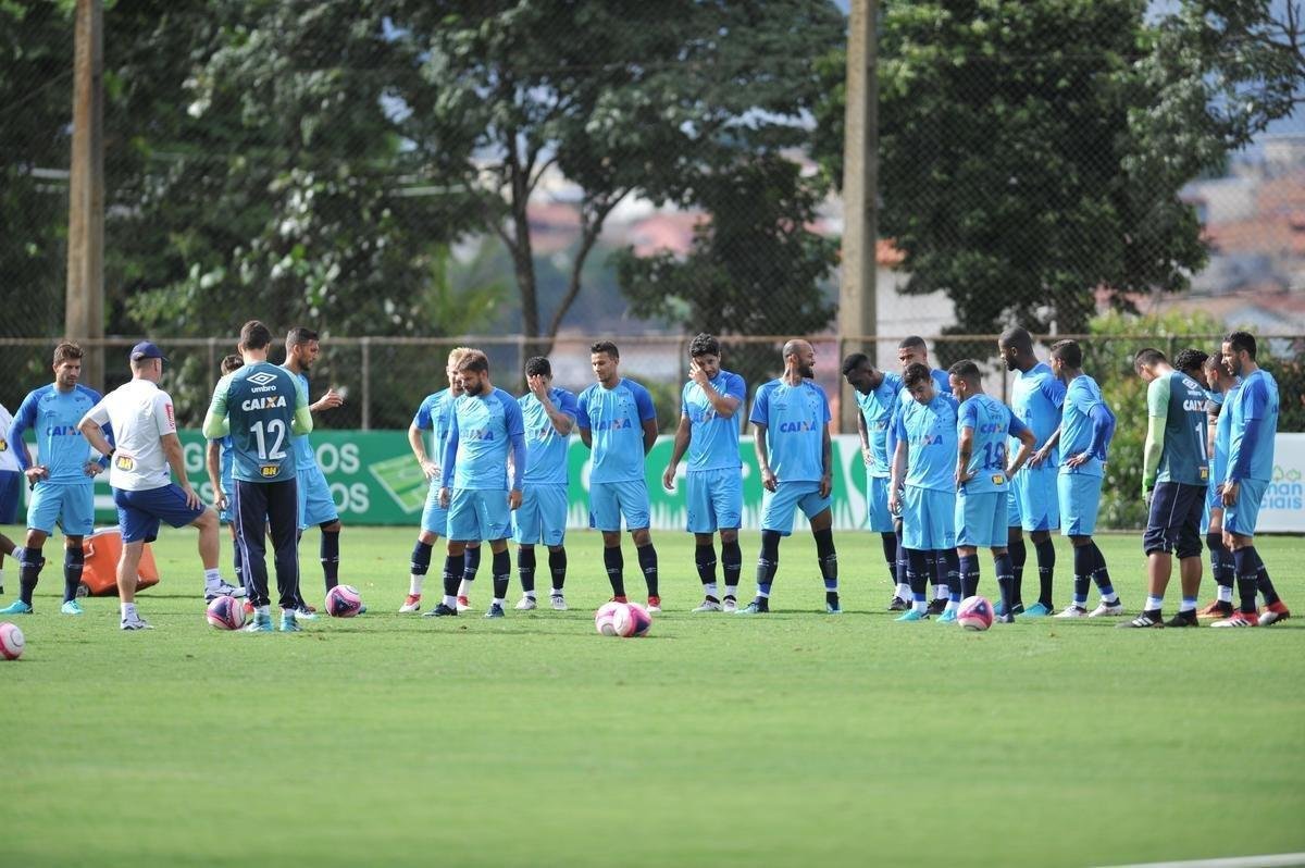 Fotos do treino do Cruzeiro desta quarta-feira (31/1), na Toca II (Ramon Lisboa/EM D.A Press)