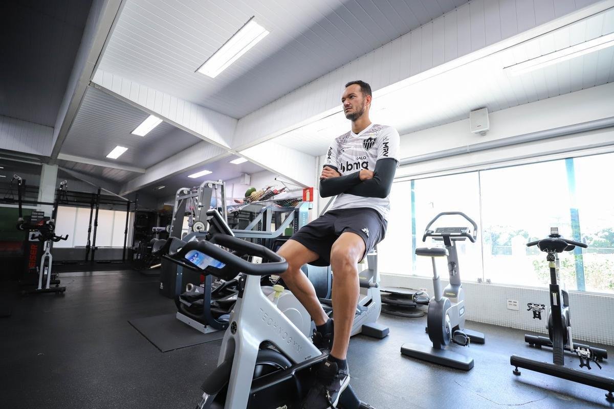 Atltico inicia preparao para enfrentar o Vasco; veja fotos