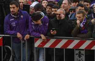 Imagens do funeral de Davide Astori em Florena