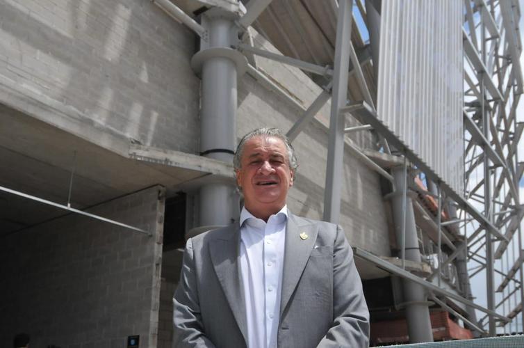 Entrevista do presidente do Atlético, Sérgio Coelho, na Arena MRV