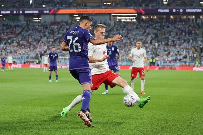 Fotos do jogo entre Polnia e Argentina no Estdio 974, em Doha, pela terceira rodada do Grupo C da Copa do Mundo, no Catar