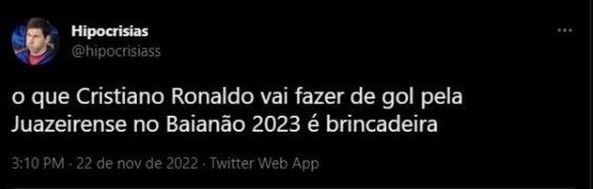 Torcedores brasileiros aproveitaram a sada de CR7 do Manchester United para fazerem memes na internet