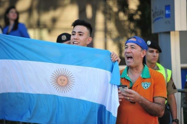 Seleo Argentina chegou a Belo Horizonte para jogo contra o Brasil