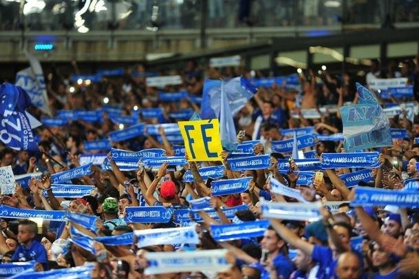 Torcida do Cruzeiro lotou o Mineiro na partida contra o Boca Juniors pela Libertadores