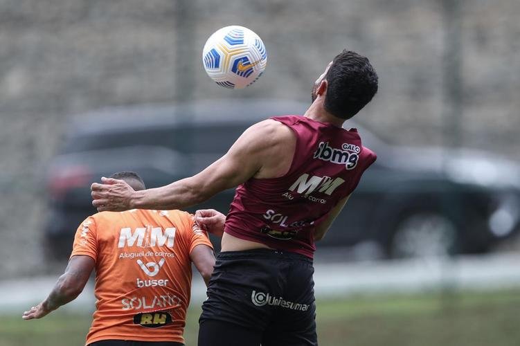 Treinamento do Atlético neste sábado, após o título brasileiro