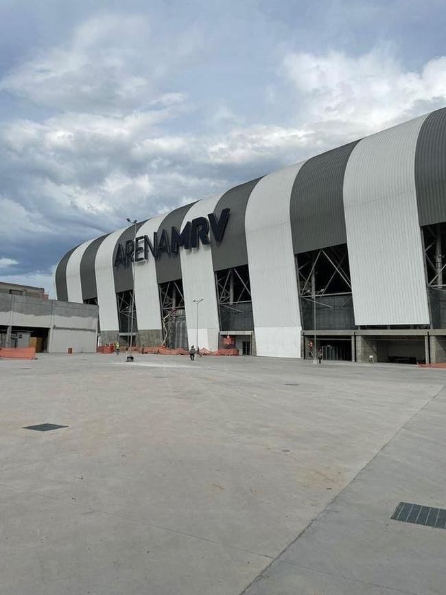 Fotos da visita feita por pessoas com deficincia na Arena MRV, nesta quinta-feira (9/2)
