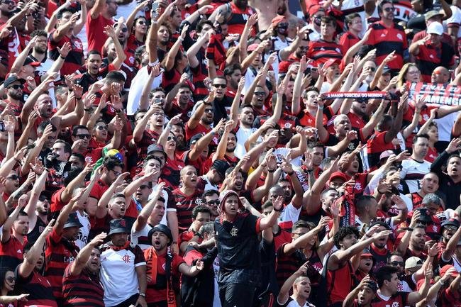 Torcida do Flamengo na final da Libertadores