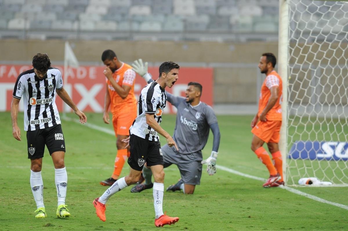 Fotos do jogo entre Atltico e Coimbra, no Mineiro, em Belo horizonte, pela quinta rodada do Campeonato Mineiro de 2021
