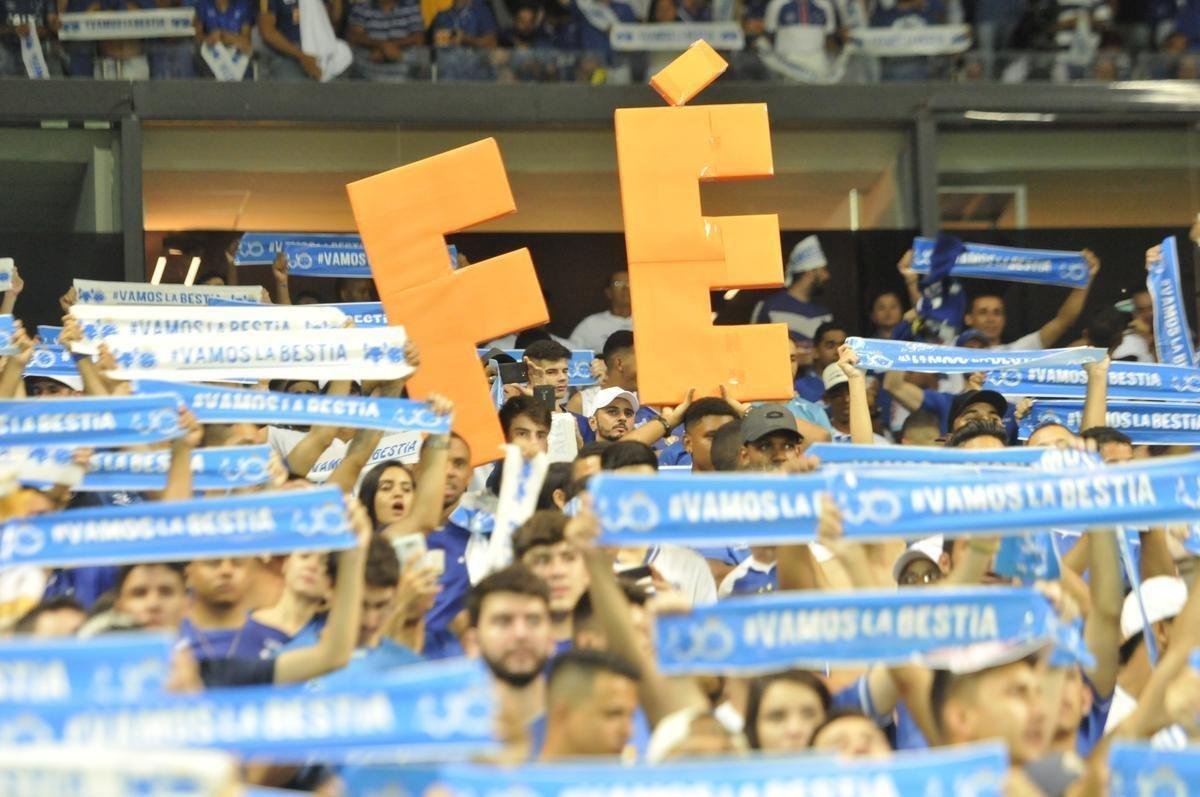 Torcida do Cruzeiro lotou o Mineiro na partida contra o Boca Juniors pela Libertadores