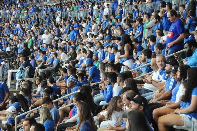 Fotos da torcida do Cruzeiro, no Mineiro, na partida contra a Ponte Preta pela 13 rodada da Srie B do Campeonato Brasileiro. Mineiro recebeu grande pblico mais uma vez