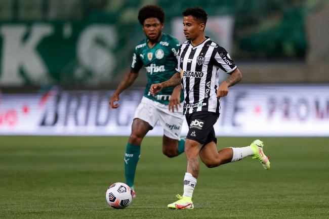 Fotos do jogo de ida da semifinal da Copa Libertadores de 2021, entre Palmeiras e Atltico, no Allianz Parque, em So Paulo