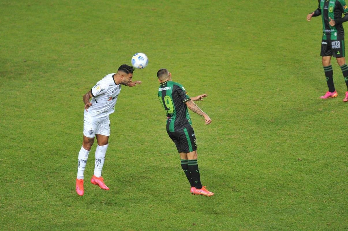 Fotos do jogo entre Amrica e Atltico