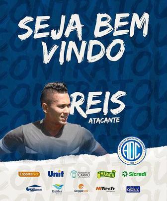 O Confiana anunciou a contratao do atacante Reis, que estava no Cricima