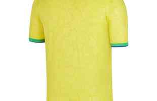 A tradicional camisa I amarela da Seleo Brasileira para o Mundial do Catar foi produzida pela Nike