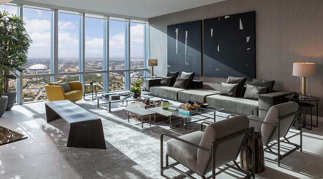 Fotos do condomnio de luxo Paramount Miami Worldcenter, em Miami, onde Hulk acaba de comprar uma cobertura