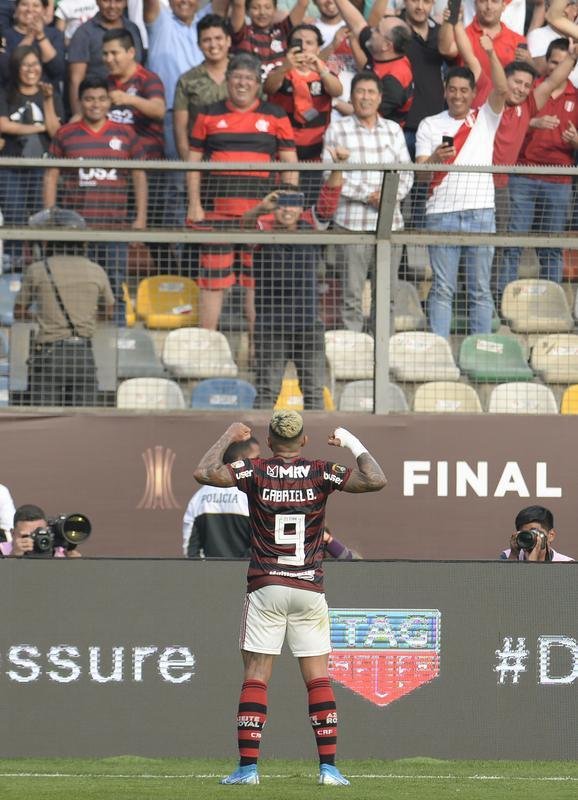 Fotos do jogo entre Flamengo e River Plate