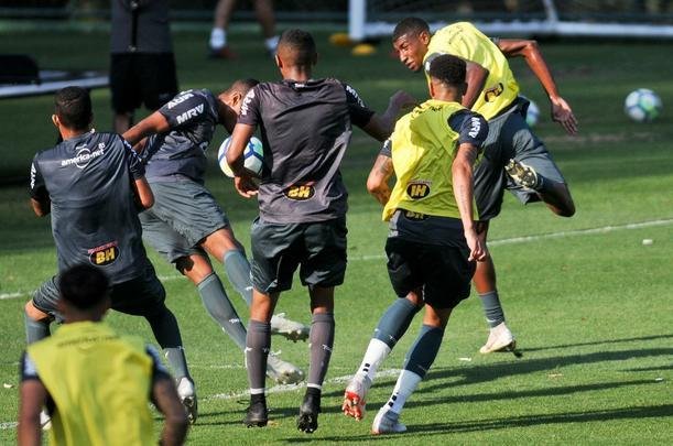 Nesta quarta-feira, os reservas do Atltico realizaram um treino coletivo contra o time sub-20 do Galo