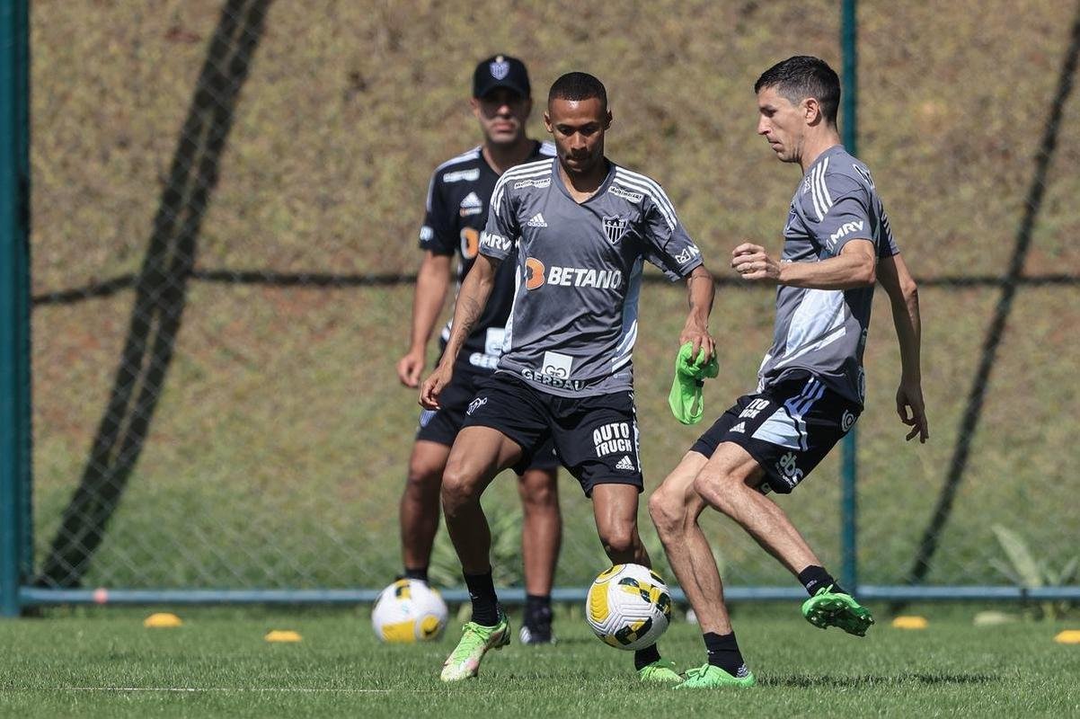 Treino do Atltico para enfrentar o Athletico-PR, no domingo (7/8), s 19h, pelo Campeonato Brasileiro.